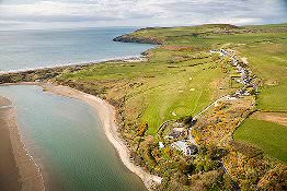 Bryn Bed and Breakfast - aerial view of estuary between Nevern and Newport