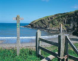 Bryn Bed and Breakfast, style on coastal path